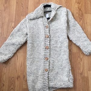 Handmade knit jacket